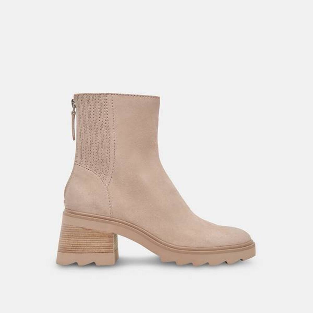 dolce vita Martey H2O Boots Taupe Suede US 10 NEW Bootie Chunky